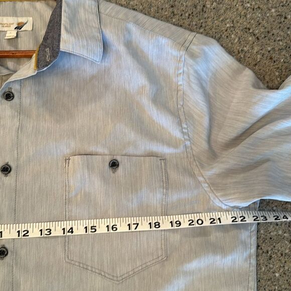 FUNDAMENTAL COAST Short Sleeve Button Front Shirt - Picture 9 of 10